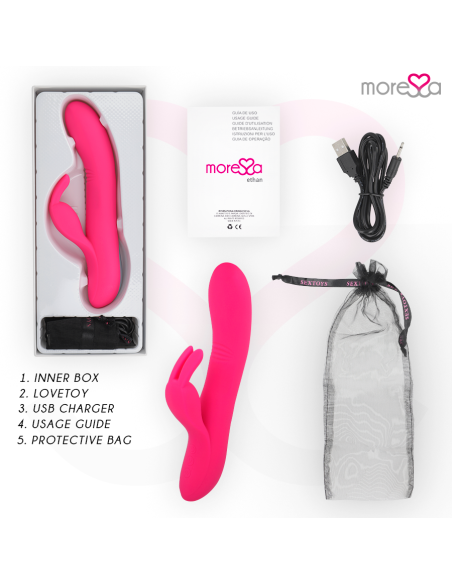 MORESSA ETHAN EFECTO WAVE MAS POTENTE VIBRACIAN PREMIUM SILICONE RECARGABLE