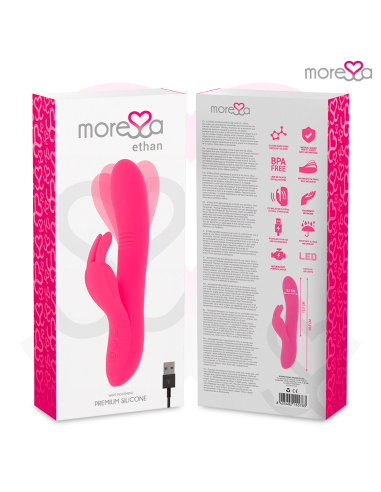 MORESSA ETHAN EFECTO WAVE MAS POTENTE VIBRACIAN PREMIUM SILICONE RECARGABLE