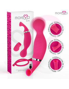 MORESSA KIRK DUO ONDAS ESTIMULADORAS MASAJEADOR MULTI PRESTACIONES PREMIUM SILICONE RECARGABLE