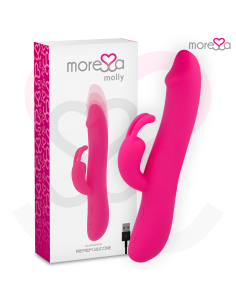 MORESSA MOLLY IMPULSOR UPDOWN Y POTENTE VIBRACIAN PREMIUM SILICONE RECARGABLE