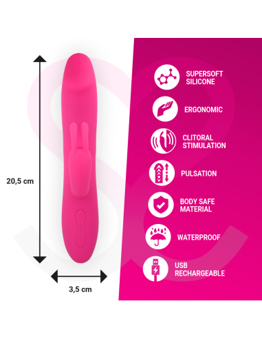 MORESSA MOLLY IMPULSOR UPDOWN Y POTENTE VIBRACIAN PREMIUM SILICONE RECARGABLE