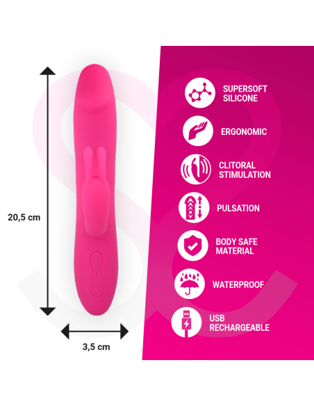 MORESSA MOLLY IMPULSOR UPDOWN Y POTENTE VIBRACIAN PREMIUM SILICONE RECARGABLE