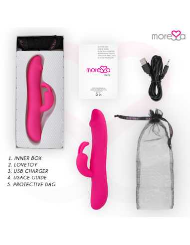 MORESSA MOLLY IMPULSOR UPDOWN Y POTENTE VIBRACIAN PREMIUM SILICONE RECARGABLE