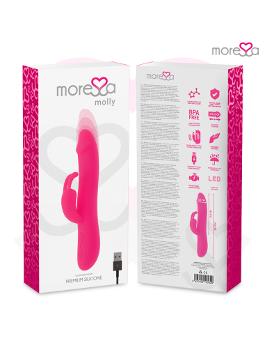 MORESSA MOLLY IMPULSOR UPDOWN Y POTENTE VIBRACIAN PREMIUM SILICONE RECARGABLE