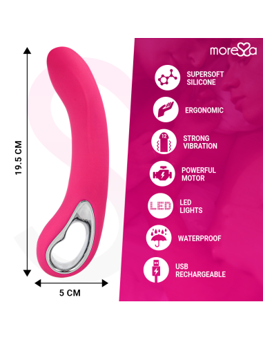 MORESSA NELSON MASAJEADOR PUNTO G PREMIUM SILICONE RECARGABLE