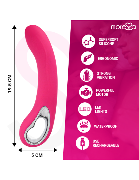 MORESSA NELSON MASAJEADOR PUNTO G PREMIUM SILICONE RECARGABLE