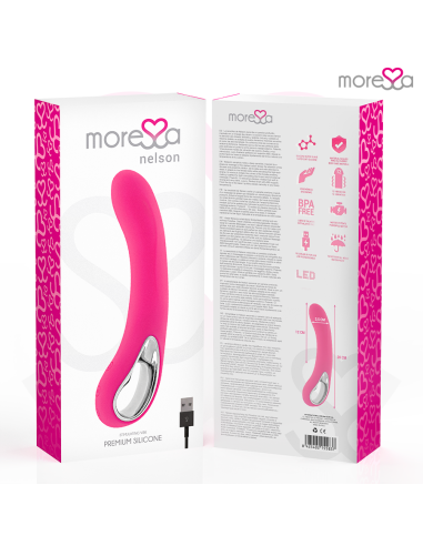 MORESSA NELSON MASAJEADOR PUNTO G PREMIUM SILICONE RECARGABLE