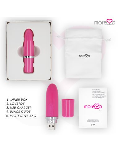 MORESSA IVY MASAJEADOR SIMULADOR LABIAL DE VIAJE ROSA
