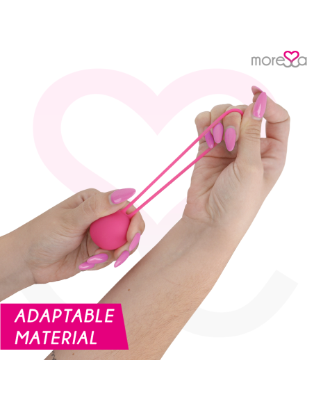 MORESSA OSIAN ONE ENTRENAMIENTO SUELO PELVICO 51gr PREMIUM SILICONA ROSA