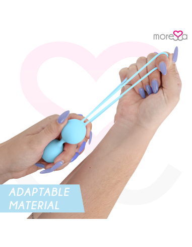 MORESSA OSIAN TWO ENTRENAMIENTO SUELO PELVICO 101gr PREMIUM SILICONA TURQUESA