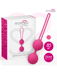 MORESSA OSIAN THREE ENTRENAMIENTO SUELO PELVICO 85 gr PREMIUM SILICONA ROSA