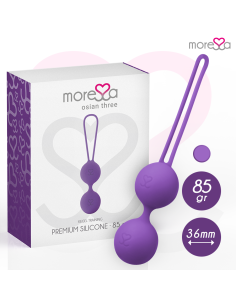MORESSA OSIAN THREE ENTRENAMIENTO SUELO PELVICO 85 gr PREMIUM SILICONA LILA