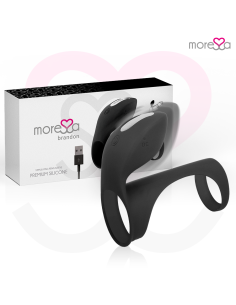 MORESSA BRANDON POTENTE ANILLO VIBRADOR CON FUNDA DE ENGROSAMIENTO MASCULINO