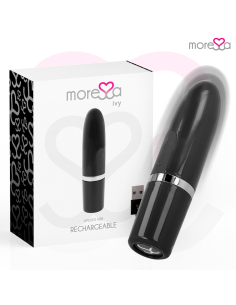 MORESSA IVY MASAJEADOR SIMULADOR LABIAL DE VIAJE NEGRO