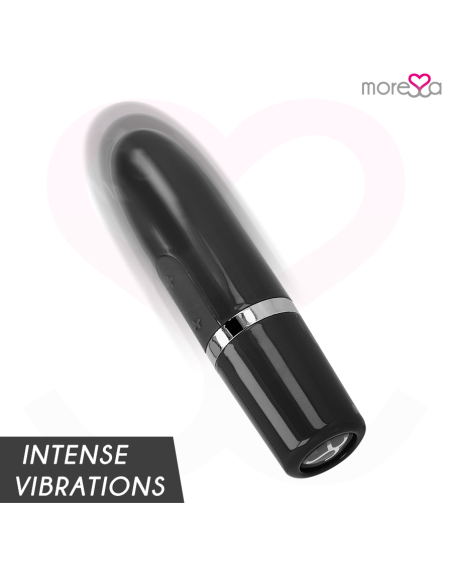 MORESSA IVY MASAJEADOR SIMULADOR LABIAL DE VIAJE NEGRO