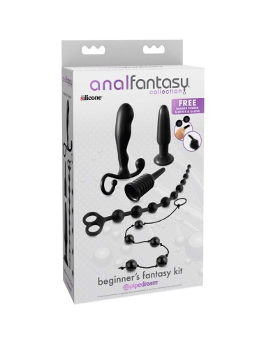 ANAL FANTASY ELITE COLLECTION KIT FANTASIA ANAL PARA PRINCIPIANTES NEGRO