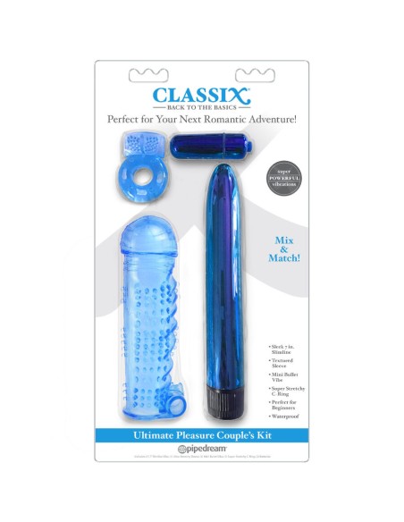CLASSIX KIT DE PLACER PARA PAREJAS AZUL