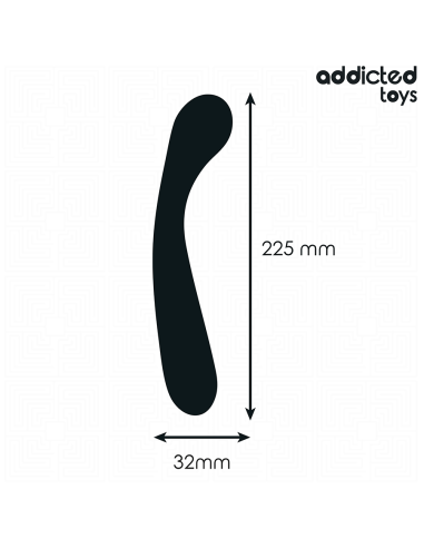 ADDICTED TOYS MASAJEADOR ANAL DOBLE SILICONA 225 CM
