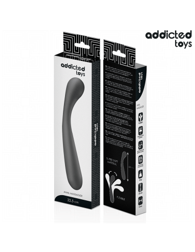 ADDICTED TOYS MASAJEADOR ANAL DOBLE SILICONA 225 CM