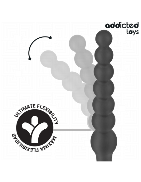 ADDICTED TOYS MASAJEADOR ANAL DOBLE SILICONA 24 CM
