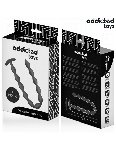 ADDICTED TOYS ROSARIO ANAL 27 CM EXTRA LARGO SILICONA