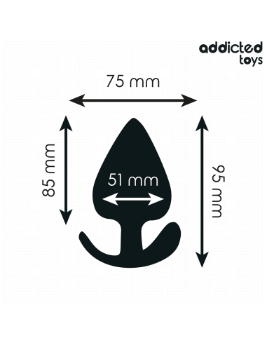 ADDICTED TOYS PLUG ANAL SILICONA TALLA XL 95 CM