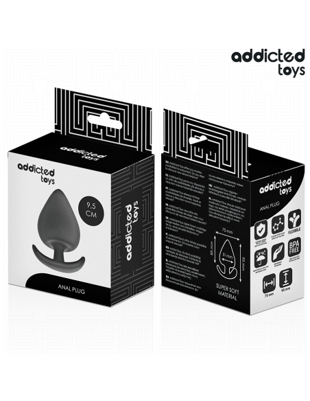 ADDICTED TOYS PLUG ANAL SILICONA TALLA XL 95 CM ADDICTED TOYS PLUG ANAL SILICONA TALLA XL 95 CM
