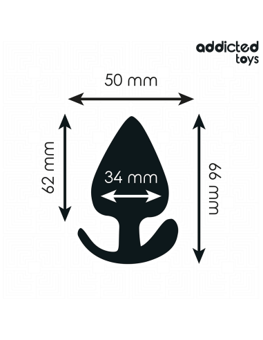 ADDICTED TOYS PLUG ANAL SILICONA TALLA M 66 CM
