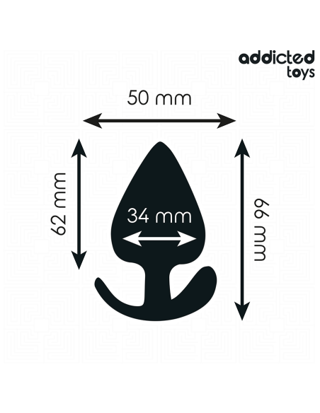 ADDICTED TOYS PLUG ANAL SILICONA TALLA M 66 CM