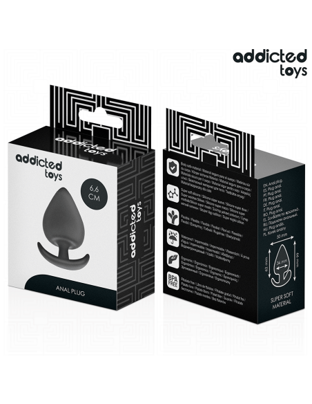 ADDICTED TOYS PLUG ANAL SILICONA TALLA M 66 CM