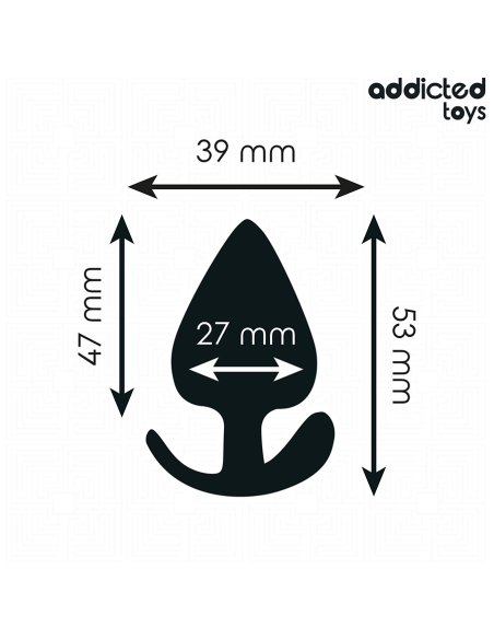 ADDICTED TOYS PLUG ANAL SILICONA TALLA S 53 CM