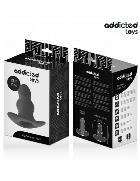 ADDICTED TOYS PLUG ANAL HUECO SILICONA TALLA XL 139 CM