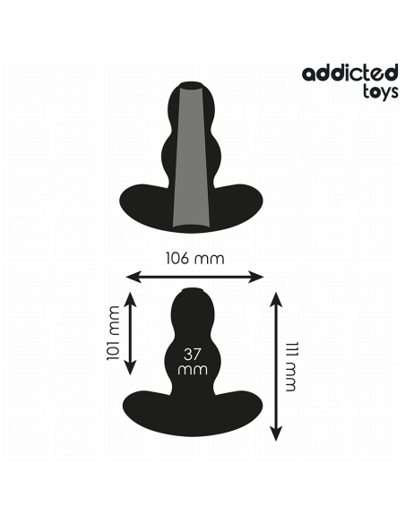 ADDICTED TOYS PLUG ANAL HUECO SILICONA TALLA L 111 CM ADDICTED TOYS PLUG ANAL HUECO SILICONA TALLA L 111 CM