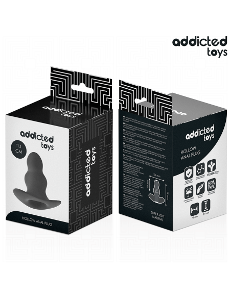 ADDICTED TOYS PLUG ANAL HUECO SILICONA TALLA L 111 CM ADDICTED TOYS PLUG ANAL HUECO SILICONA TALLA L 111 CM
