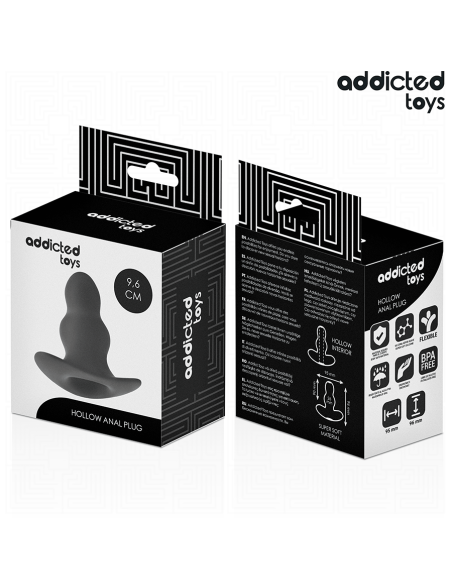 ADDICTED TOYS PLUG ANAL HUECO SILICONA TALLA M 96 CM