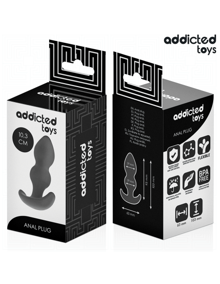 ADDICTED TOYS PLUG ANAL SILICONA TALLA S 103 CM