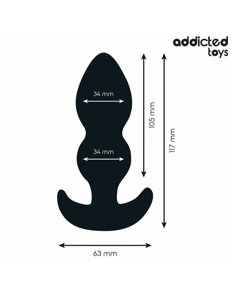 ADDICTED TOYS PLUG ANAL SILICONA TALLA L 117 CM