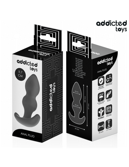ADDICTED TOYS PLUG ANAL SILICONA TALLA L 117 CM