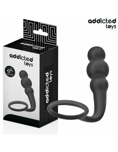 ADDICTED TOYS PLUG ANAL CON ANILLO SILICONA MODELO 1