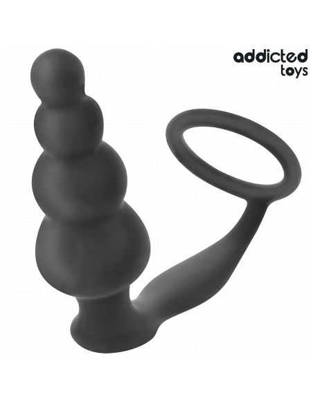 ADDICTED TOYS PLUG ANAL CON ANILLO SILICONA MODELO 5