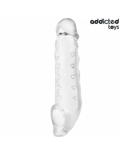ADDICTED TOYS FUNDA PARA EL PENE TRANSPARENTE TALLA S 23 CM 2