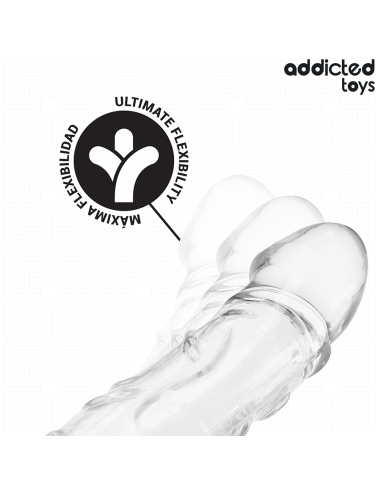 ADDICTED TOYS EXTENSOR PARA EL PENE TRANSPARENTE 27 CM