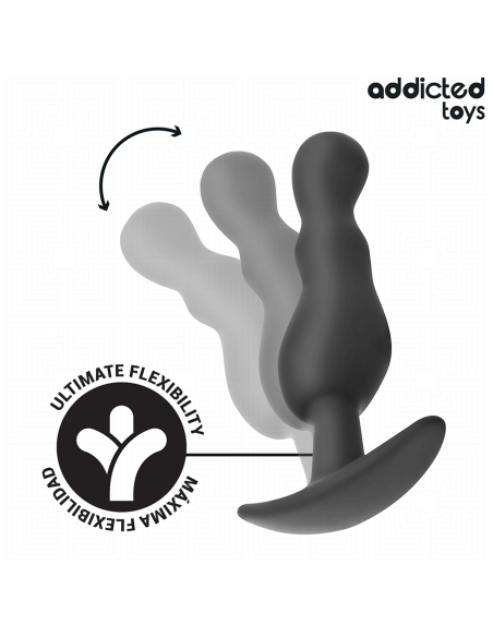 ADDICTED TOYS SET DE 3 PLUG ANAL SILICONA MODELO 1