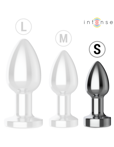 INTENSE PLUG ANAL 10 VIBRACIONES METAL CON CONTROL REMOTO S