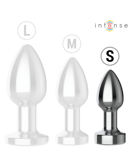 INTENSE PLUG ANAL 10 VIBRACIONES METAL CON CONTROL REMOTO S