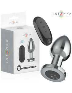 INTENSE PLUG ANAL 10 VIBRACIONES METAL CON CONTROL REMOTO L 2