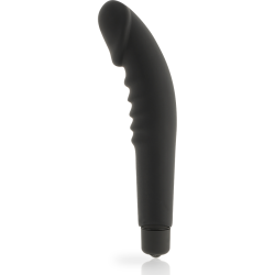 DOLCE VITA REALISTIC PLEASURE VIBRADOR SILICONA NEGRO 2