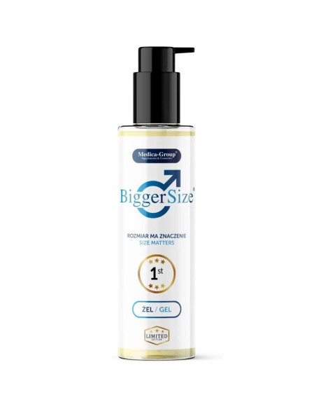 MEDICA GROUP BIGGER SIZE GEL INTIMO PARA HOMBRE 150 ML MEDICA GROUP BIGGER SIZE GEL INTIMO PARA HOMBRE 150 ML
