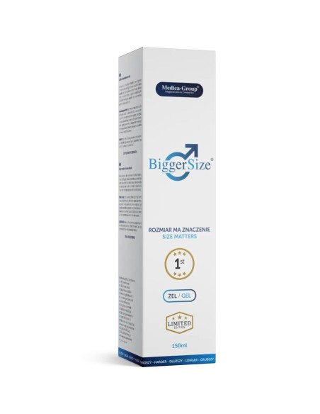 MEDICA GROUP BIGGER SIZE GEL INTIMO PARA HOMBRE 150 ML MEDICA GROUP BIGGER SIZE GEL INTIMO PARA HOMBRE 150 ML