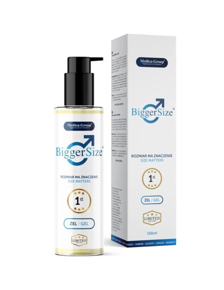 MEDICA GROUP BIGGER SIZE GEL INTIMO PARA HOMBRE 150 ML MEDICA GROUP BIGGER SIZE GEL INTIMO PARA HOMBRE 150 ML